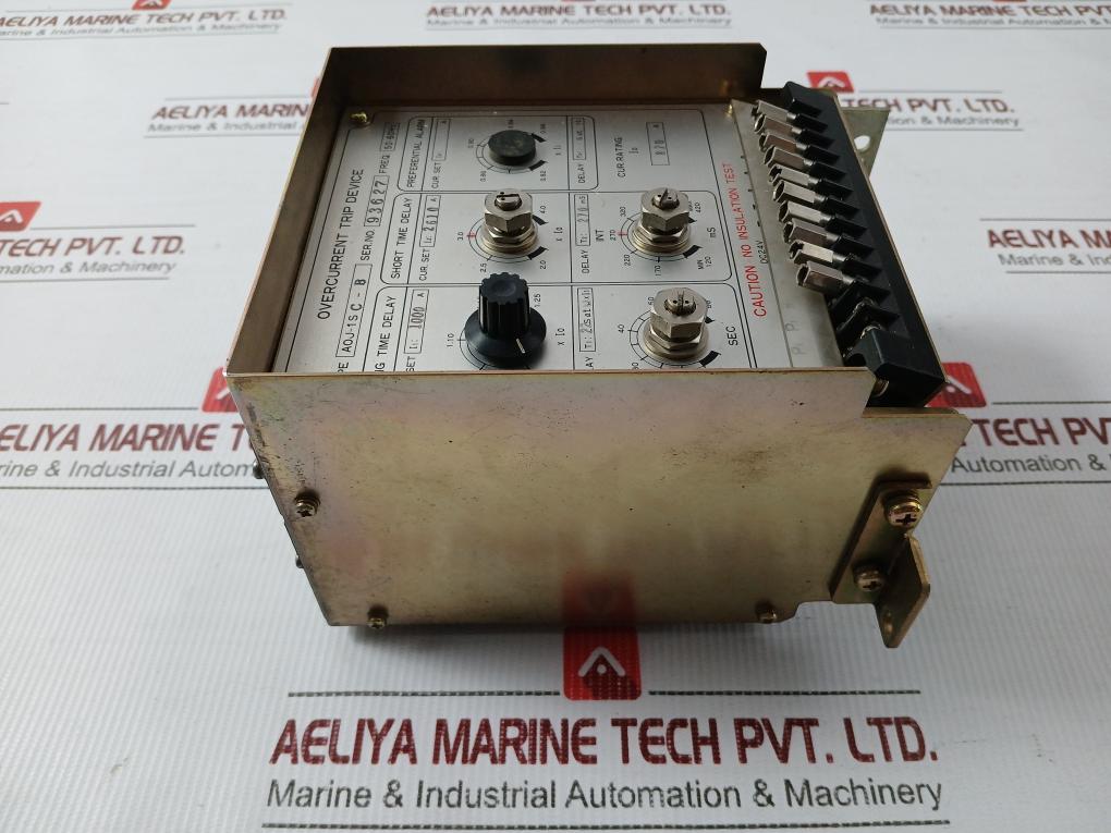 Aoj-1sc-B Overcurrent Trip Device By Terasaki 50-60hz Dc 24v 870a