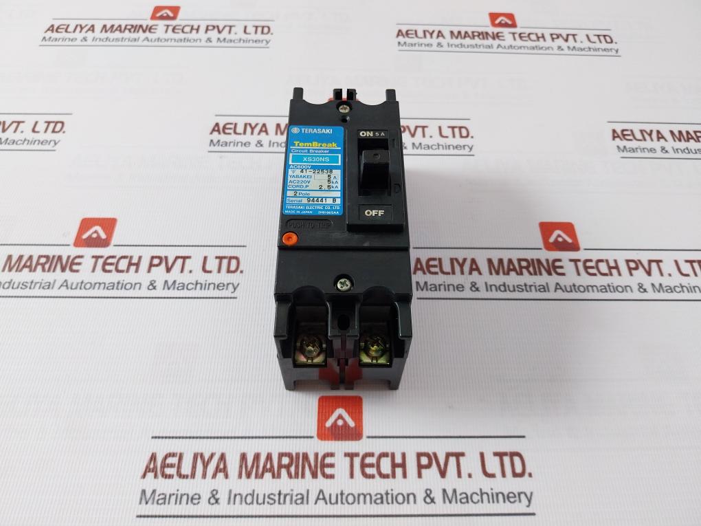 Terasaki Electric Tembreak Xs30Ns 2 Pole Circuit Breaker Ac600V 41-22538 Ac220V