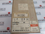Terasaki Xh100Ns Molded Case Circuit Breaker 75A 3 Pole 200-480V 50/60Hz