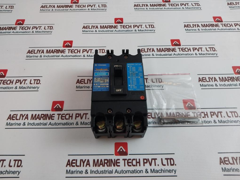Terasaki Xs60Ns 3 Pole Circuit Breaker 60A