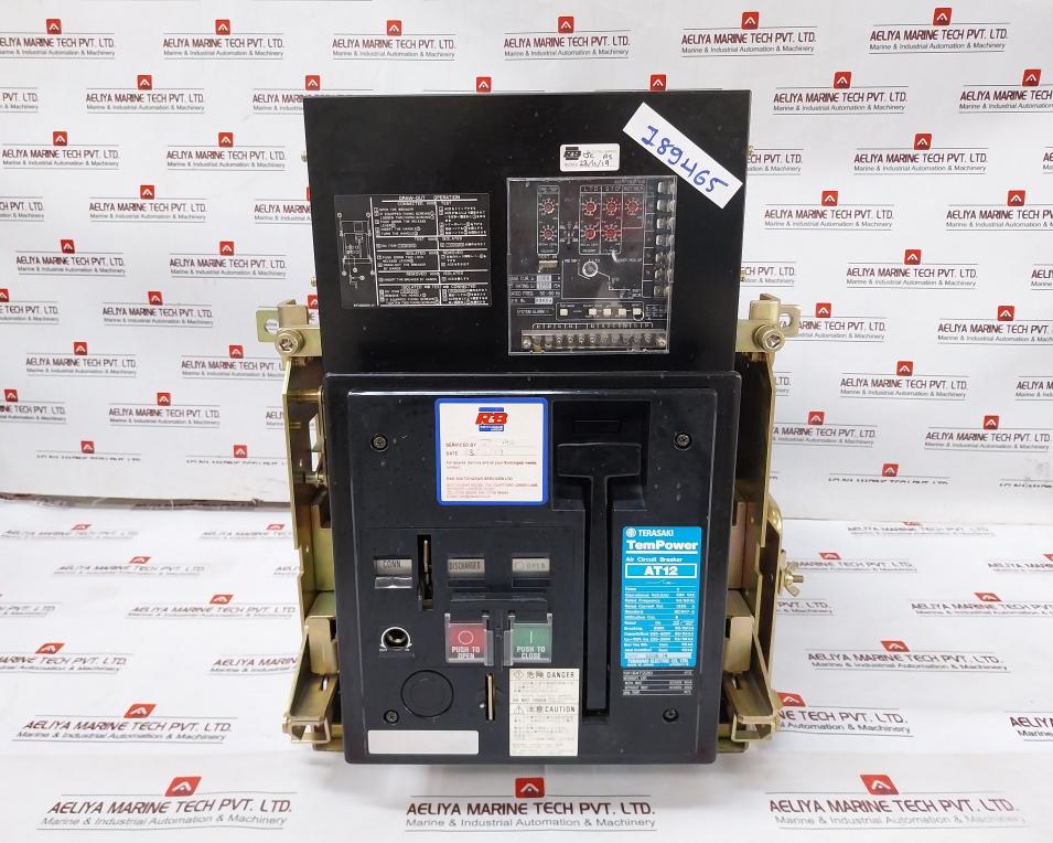 Terasaki At12 Tempower 3-pole Air Circuit Breaker 690 Vac 50/60 Hz 1250A
