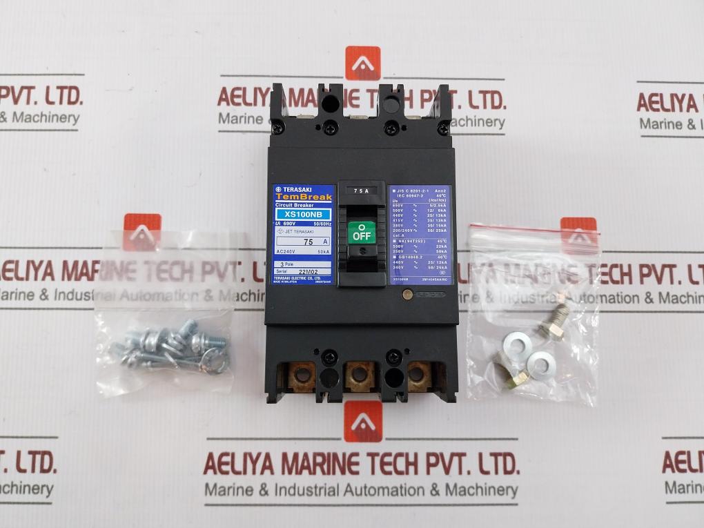 Terasaki Xs100Nb Circuit Breaker 50/60Hz 690V