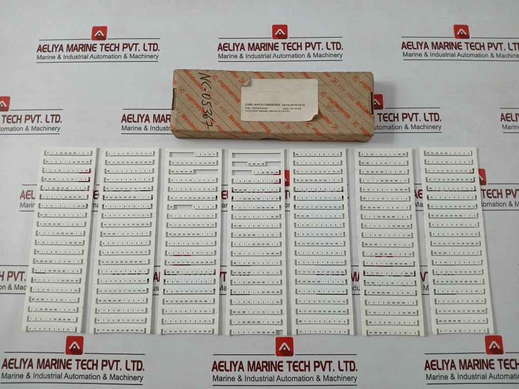 Terminal Block Marker Part No. 1609820000 Weidmuller