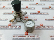 Tescom 44-3262Hrw3-853 Pressure Regulator + Centrotherm En837-1 Pressure Gauge