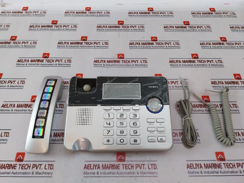 Texet Tx-259 Wired Landline Telephone Set (Display Backlight, Aon/Caller Id, Speakerphone, Auto Dial, Thermometer, Date And Time Indication)