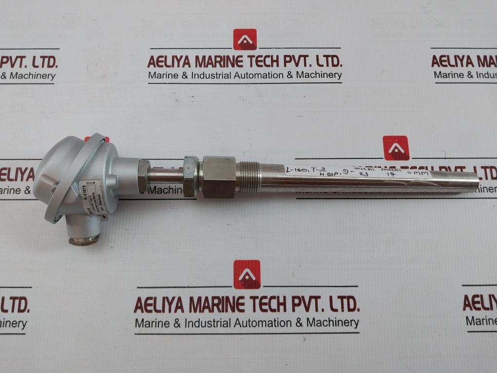 Tf034.015 Temperature Sensor Probe L-180, T-3/4 Bsp, D-23, 17= Mm Tmh-Ellerbek