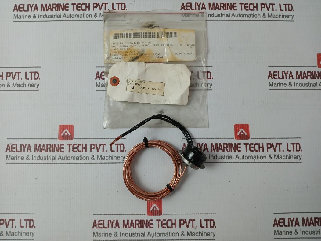 Therm-o-disc A7748 Automatic Reset Duct Heater Control
