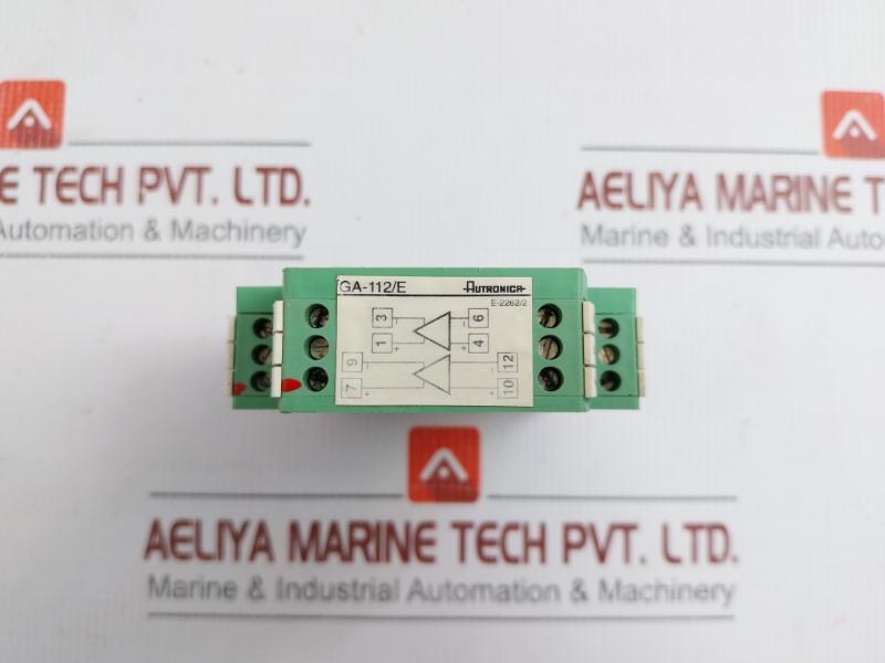 Dual Thermocouple Amplifier Ga-112/E 12-32 Vdc By Autronica