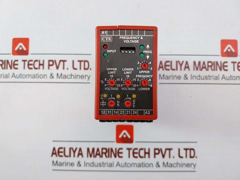 Thiim Mains Frequency Voltage Monitoring Relay Part Number In Ufwa F605 B460 Aa4c - 240 Gm