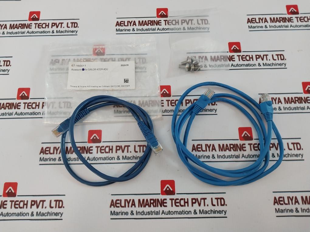 Thrane & Thrane 67-160011 Ethernet Cable For Sailor 4352A Adu E210567 Awm 2835 60Â°C