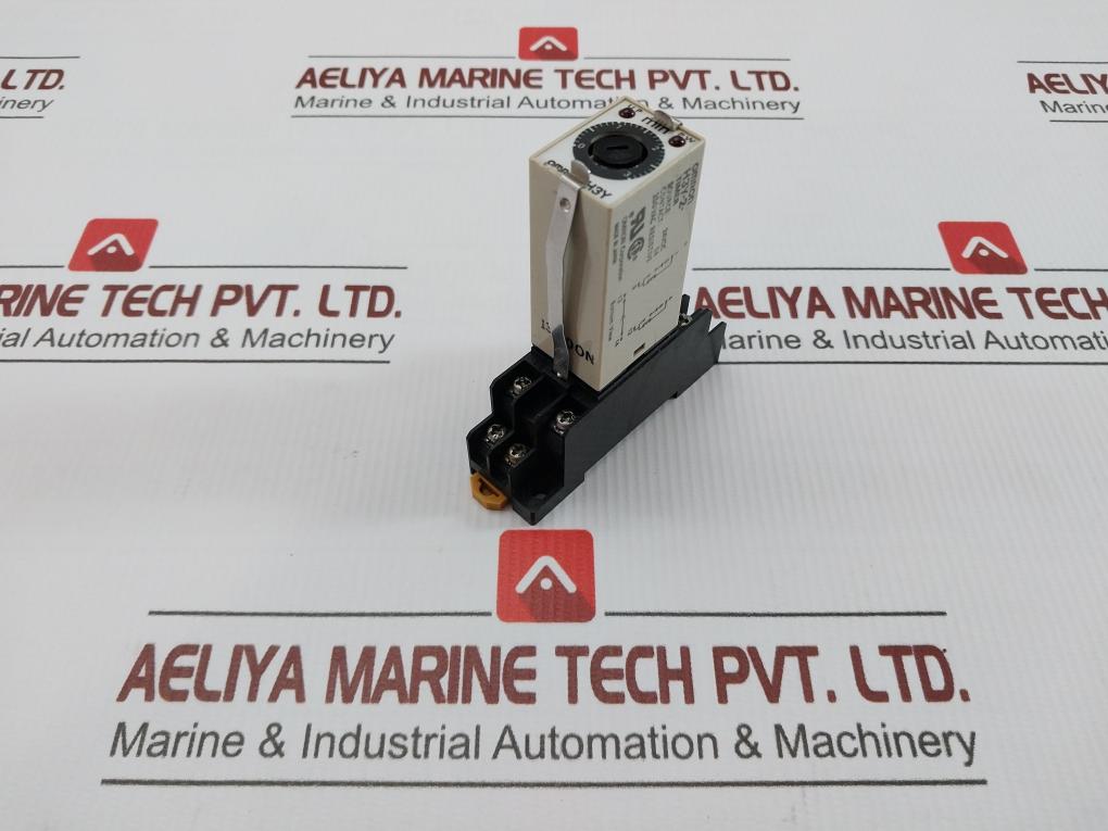 Time Relay With Base Socket Rotary By Omron H3y-2