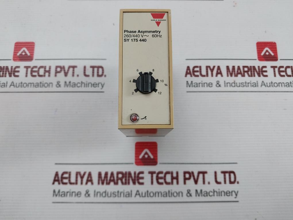 Timer Phase Asymmetry Sy 175440-60, 260/440 V- 60 Hz By Carlo Gavazzi