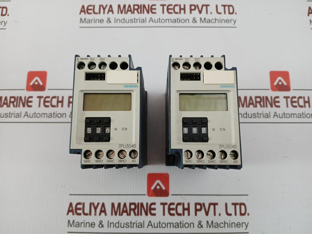 Timing Relay Ac 200/240v-50/60hz Siemens 7pu3040-1bn24