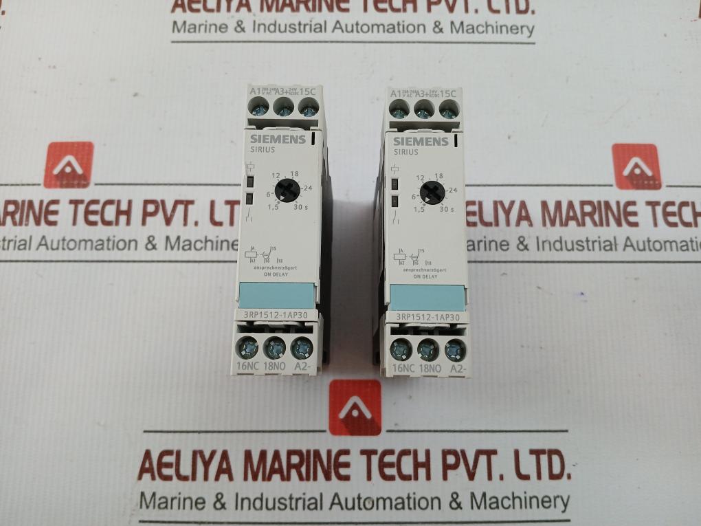 Timing Relay  Part Number 3rp1512-1ap30 Siemens 1,5-30 S
