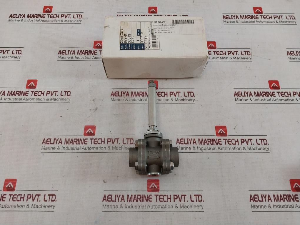 Tlv Bv2-m Ball Valve For Steam Side 431-400.010 Bv2M-20A-5 491067936