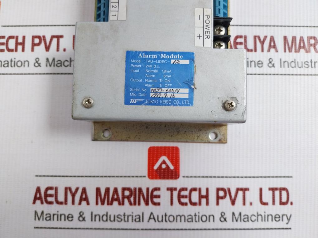 Alarm Module Tau-Lidec-12 Tokyo Keiso 24v D.C.