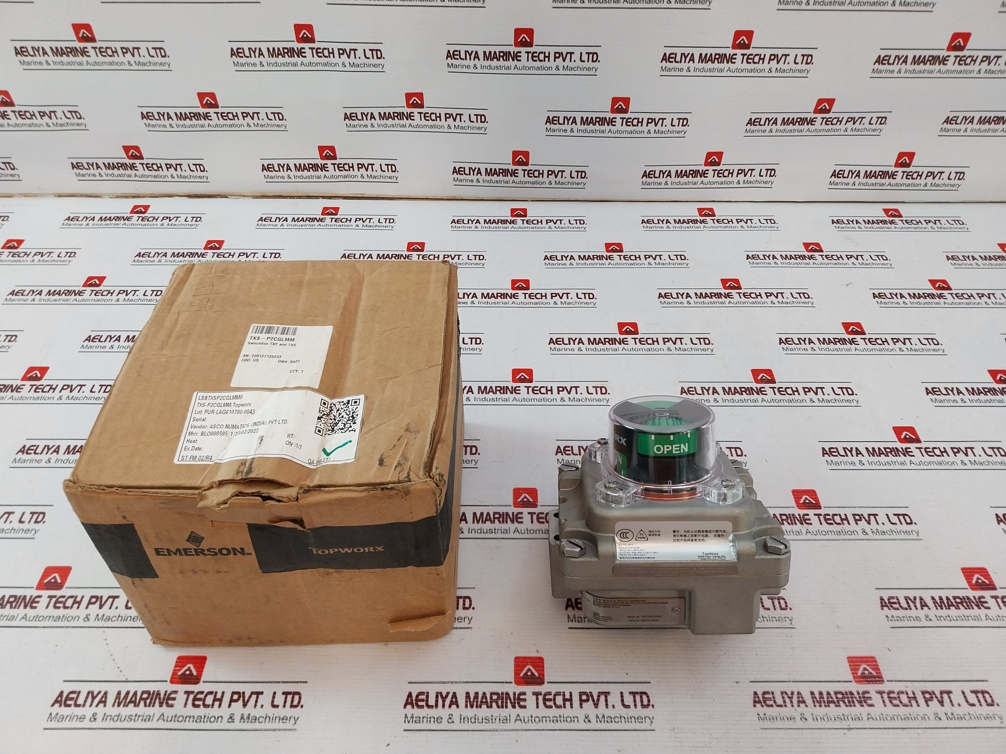 Topworx Txs-p2Cglmm Switchbox Txp And Txs 120Vdc, 3A Max