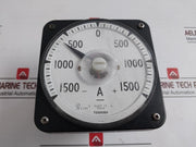 Toshiba Sf8-a Dc Ammeter B9063Qd, Jis C 1102 500V -1500 To +1500A 0.14?