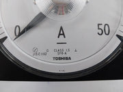 Toshiba Sf8-a Dc Ammeter Jis C 1102 4-al 0-50 A 500V 50Mv B9063Qd 0.14?