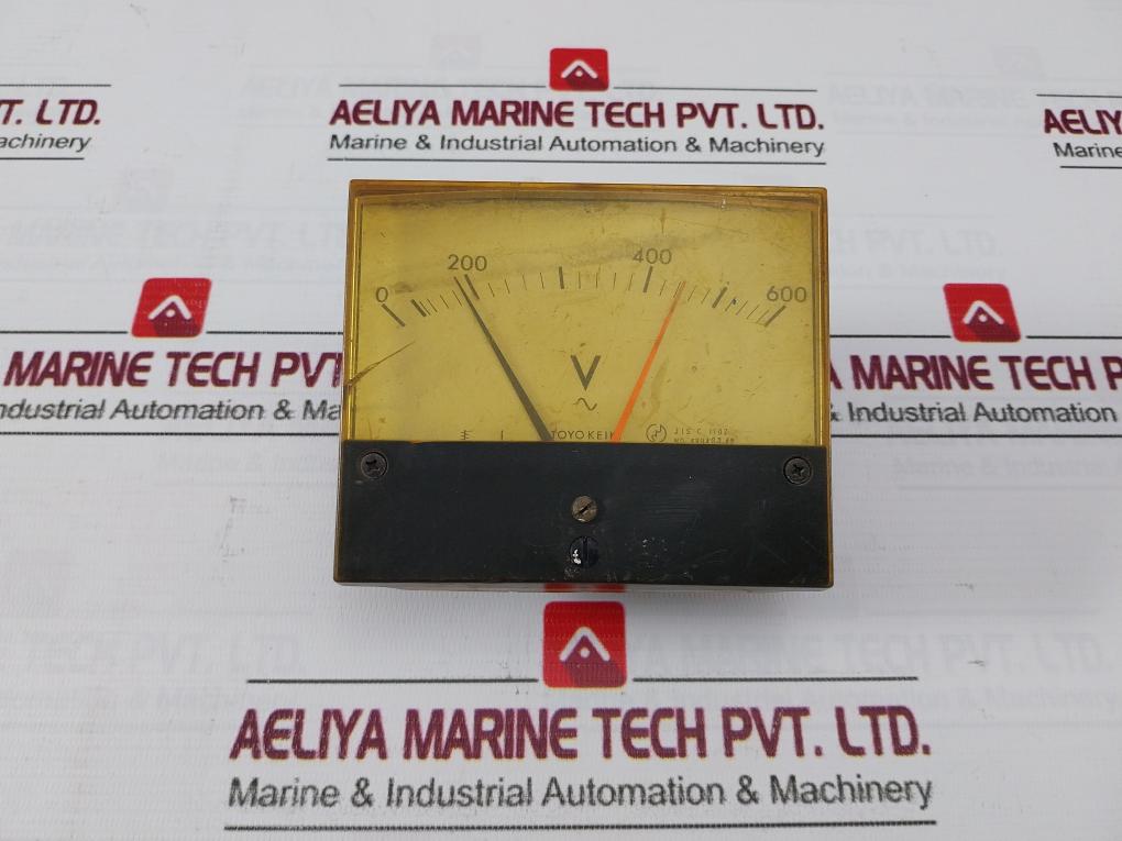 Toyo Keiki Acf-12Nb Voltmeter 0-600 V 150V