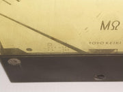 Toyo Keiki Dcf-12N Analog Megohmmeter Nij04277 Nh-349 1Ma