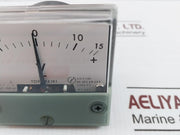 Toyo Keiki Dcf-6 Analog Panel Meter -15V To 0 To +15V 100Ua Jis C 1102
