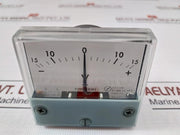 Toyo Keiki Dcf-6 Analog Panel Meter Jis C 1102 -15V To +15V 100µA Class 2.5