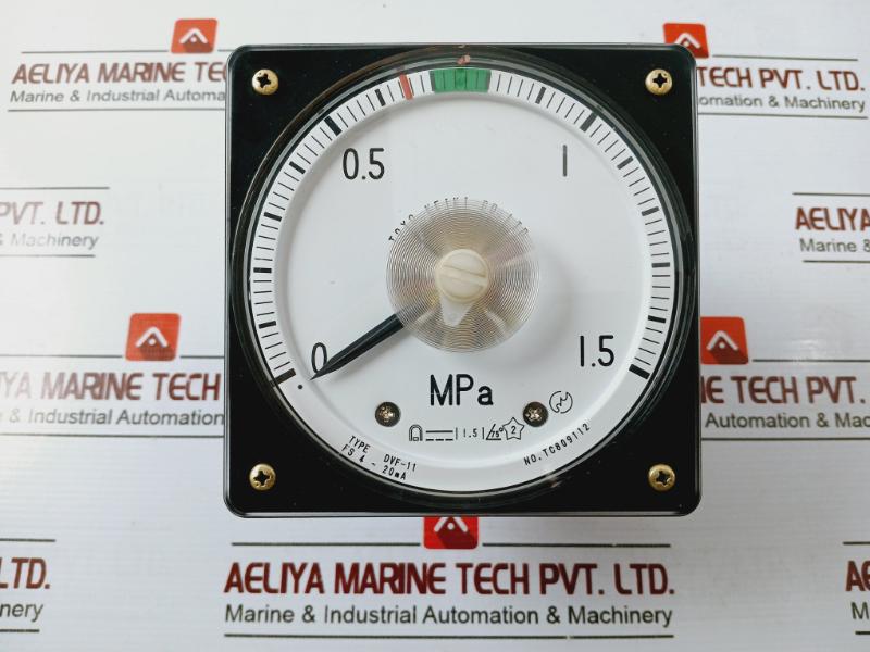 Toyo Keiki Dvf-11 Pressure Indicator 0-1.5 Mpa,Fs 4~20Ma