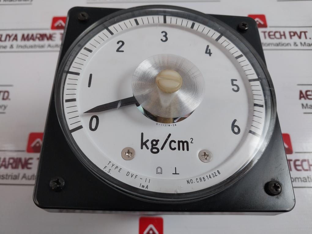 Toyo Keiki Dvf-11 Pressure Indicator 0-6 Kg/Cm2