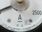 Toyo Keiki Dvf-11Vlead Wide Angle Ammeter 0 To 2500 A, Bcj01155