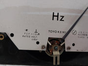 Toyo Keiki Fcf-12Nb Frequency Meter 115V 55-65Hz