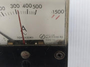 Analog Panel Ammeter 0 To 1500 A~ Jis C 1102 Toyo Keiki