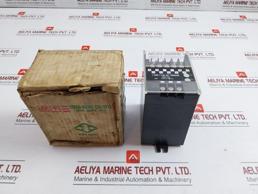 Toyo Keiki Phase 3 Wire Watt Transducer 50/60hz Output Dc 4-20ma Egm-23a 3