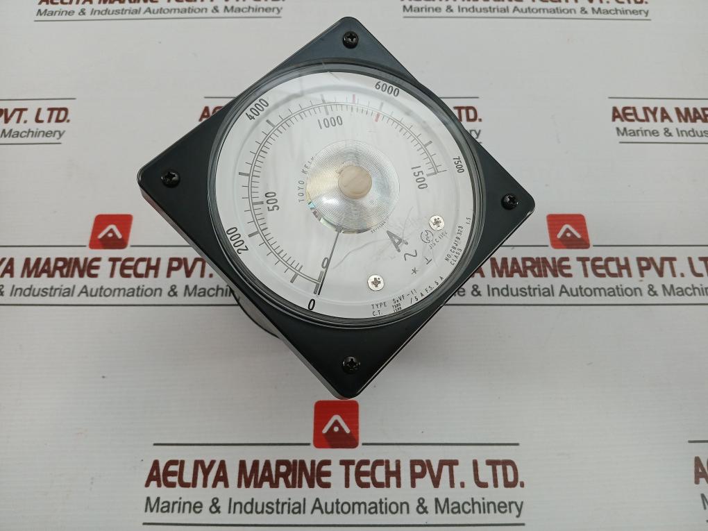Toyo Keiki Sevf-11 0 To 7500A F-qp021-004B Ammeter&nbsp;