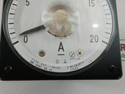 Toyo Keiki &nbsp;0-20a Shunt 50mv Analog Ammeter Dvf-11v