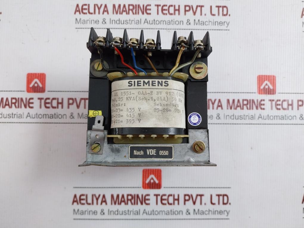 Transformer-50-Hz-20-21-395-V-Siemens-Vde-0550-209509-1