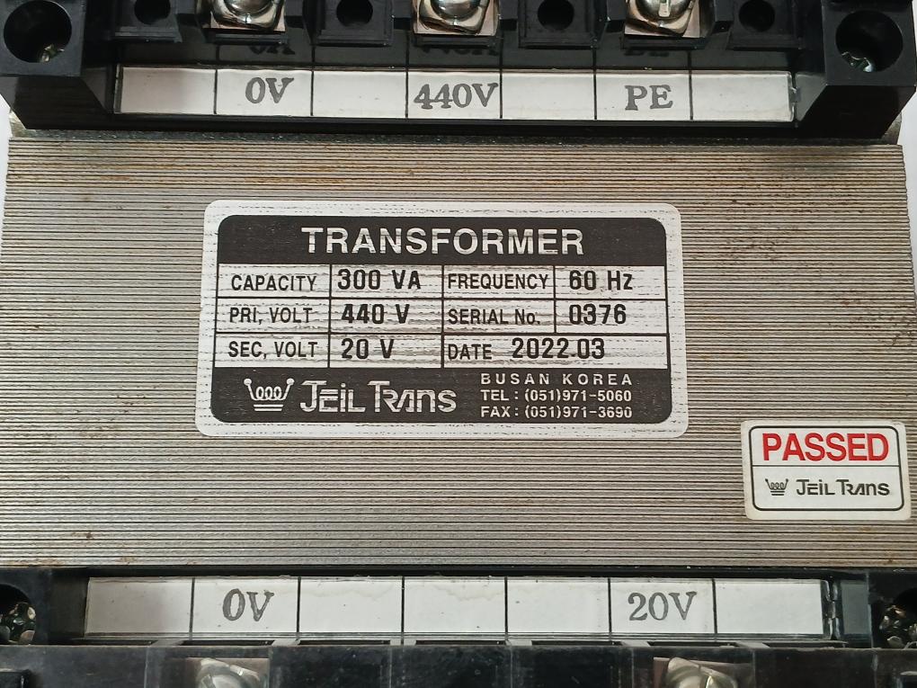 Transformer 300va 60hz By Jeil Trans