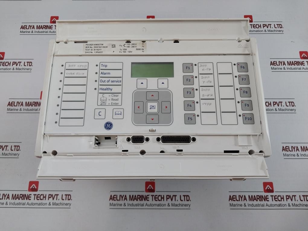 Transformer Protection Relay 100-240v 50/60hz P643926a6m0070m By General Electric