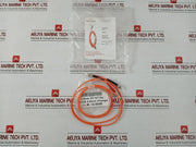 1.5-M Duplex Multimode Fiber Optic Patch Cable Trelleborg 250039