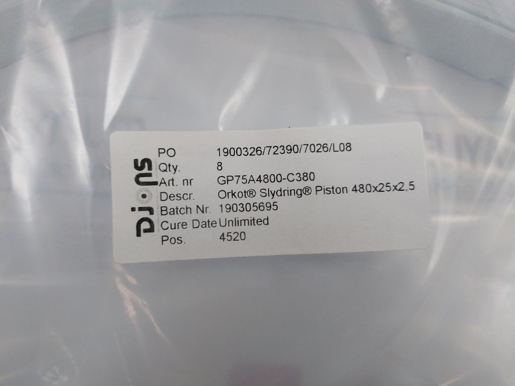relleborg Gp75A4800-c380 Hydraulic Wear Ring Piston 480X25X2,5