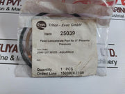 Triton-evac 25039 Feed Concentrate Port For 8” Phoenix Pressure New