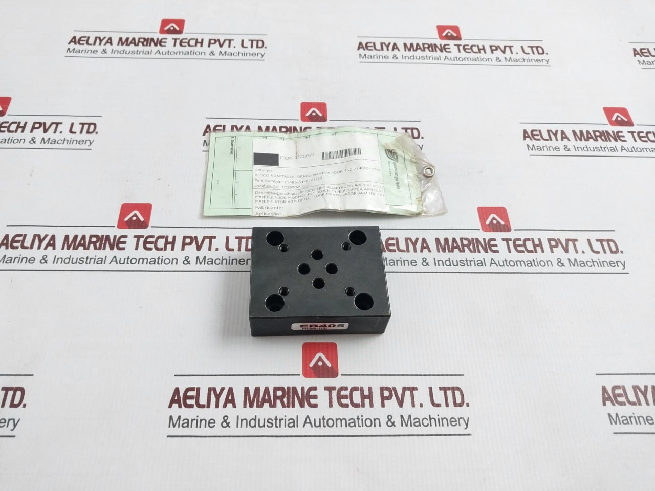 Tsc 21485-51-0701/23 Block Type Adapter For Drill Floor Manipulator Arm (Dfma)