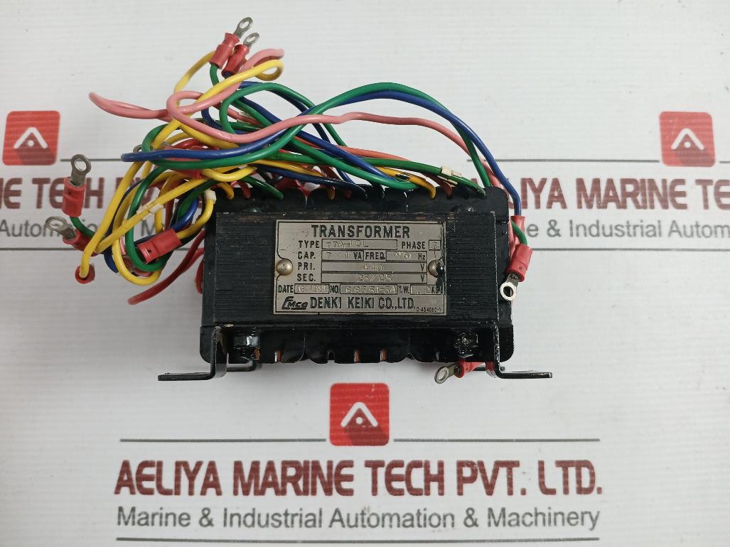Tta-10l Denki Keiki 3-Phase Transformer Freq.: 50/60 Hz D-454050-1