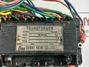 Tta-10l Denki Keiki 3-Phase Transformer Freq.: 50/60 Hz D-454050-1