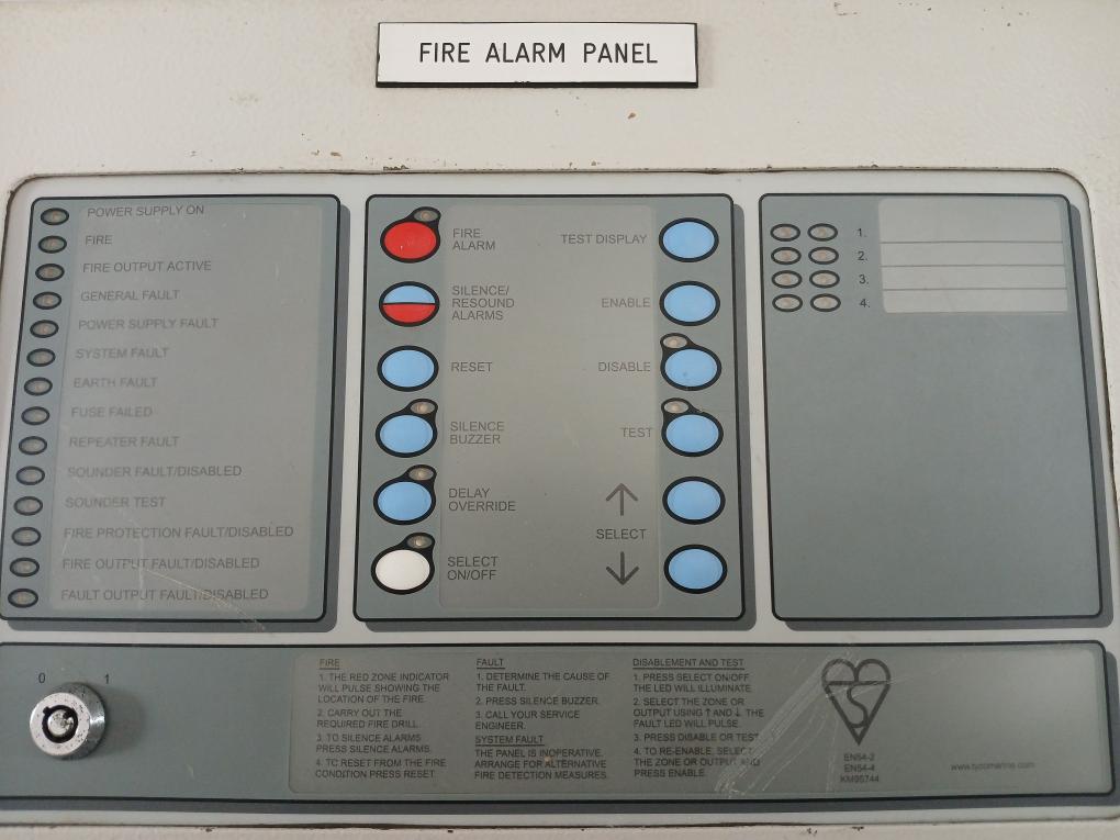 Tyco Marine Emergency Alarm Control Panel 110v Ac 50/60 Hz 508.023.002 T1204a1