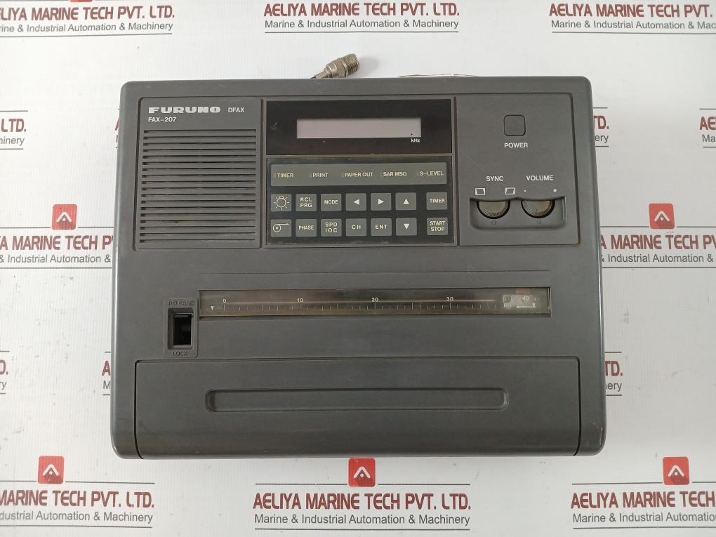 Facsimile Receiver By Furuno Fax-207 Used Condition