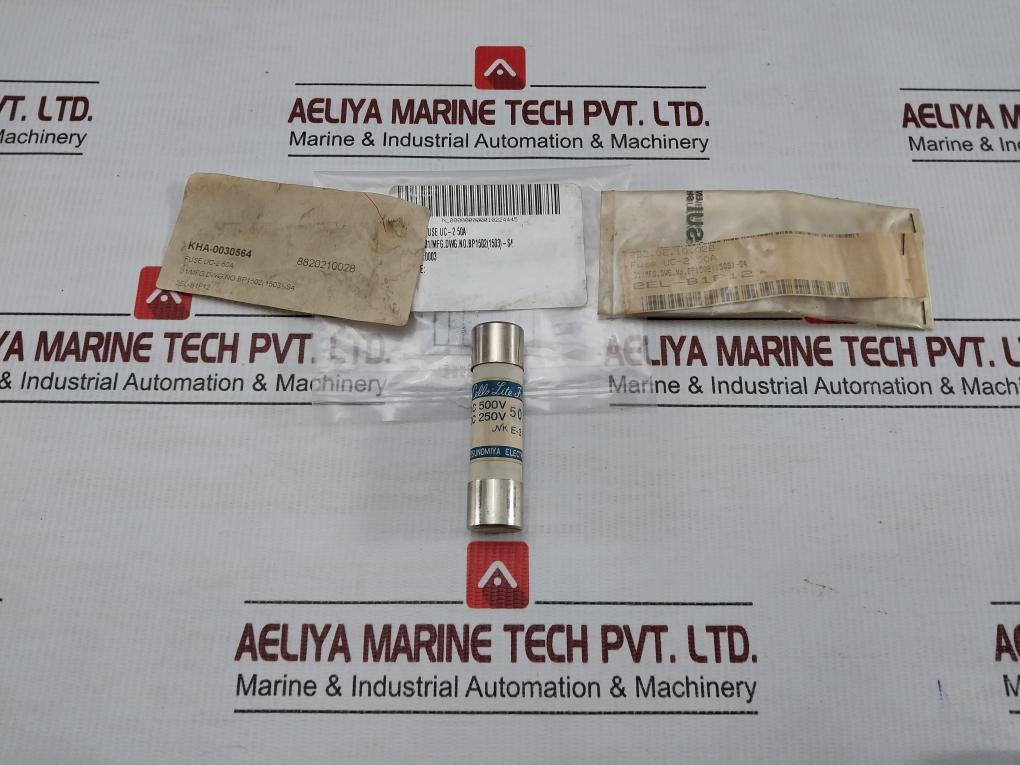 Uc2-Fuse-Ac-500V-Utsunomiya-Electric-Lot-Of-3X-209651-1