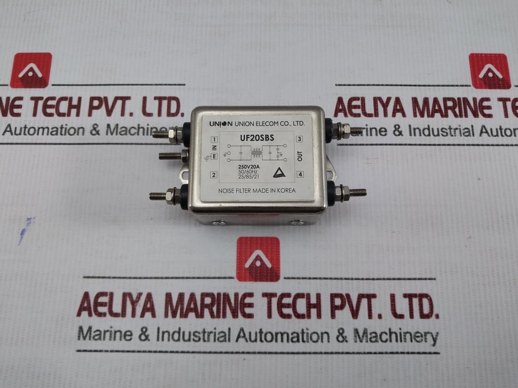 Uf20sbs-Noise-Filter-250v-20a-50-60hz-Union-Elecom-1