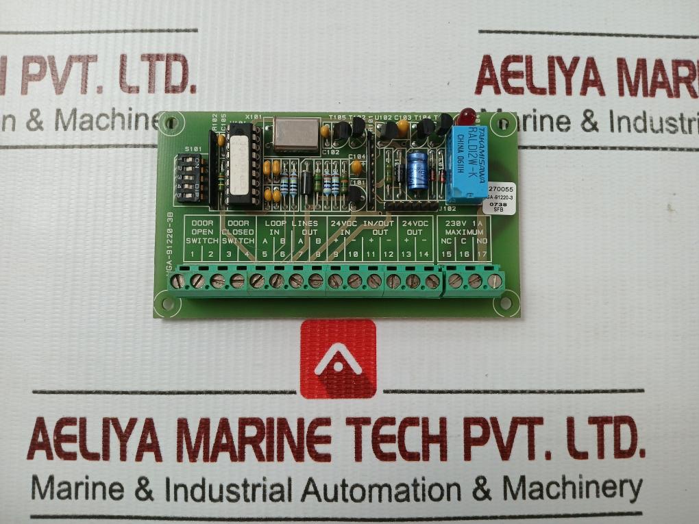 Uga-91220-3b Access Interface And Relay Expansion Pcb Module By Scana Servoteknikk