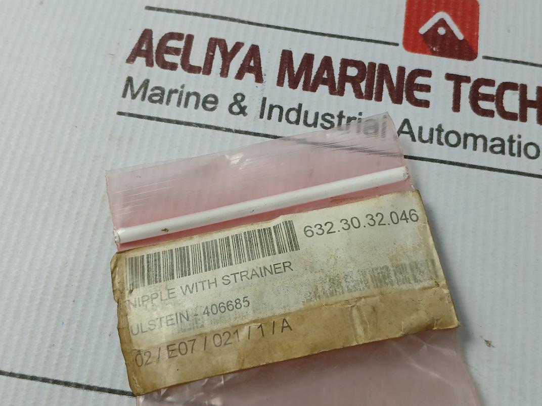 Ulstein 406685 Pipe Fitting Brass Adapter Nipple With Strainer